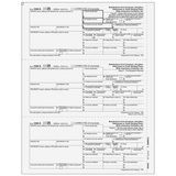1099-R Distributions From Pensions, etc. Condensed 3up Recipient Copies B/C/2 - 25 Qty