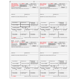 1099-R 4up Quadrant Recipient Copies: B/2/C/2 - 25 Qty