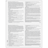 Form 1099-R Distributions from Pensions, etc. - Copy C Recipient - 25 Qty