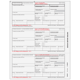 Condensed W-2 Employee Copies B/2/C - 3up
