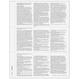 2026 W-2 Employee 3-Up Copies B/2/C Preprinted Laser Forms
