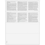 2026 W-2 Employee 4-Up Horizontal Copies B/C/2/2 Preprinted Laser Forms - 4DOWNENV05