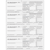 W-2 Employee Copies B/C/2/2 - 4up Horizontal