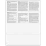 2026 W-2 4-Up Horizontal Double Window Envelope for BW24DWNA - Moisture Seal