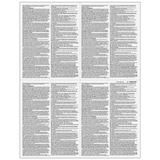 2026 W-2 Employee 4-Up Quadrant Copies B/2/C/2 Preprinted Laser Forms