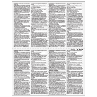 2026 W-2 Employee 4-Up Quadrant Copies B/2/C/2 Preprinted Laser Forms