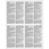Form W-2 4up Quadrant Condensed Copies: B/2/C/2