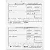Form W-2 Employee Federal and Record Copies B/C