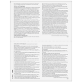 2026 W-2 Employee 2-Up Copies B/C Preprinted Laser Forms