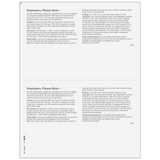 2026 W-2 Employer 2-Up Copies D/1 Preprinted Laser Forms