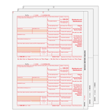 1099-DIV Dividends and Distributions - 3-part Set (Preprinted) - 25 Qty