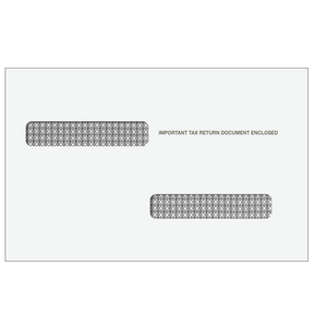4up 1099-R Double Window Envelope (for Inserting Equipment) - 500 Qty