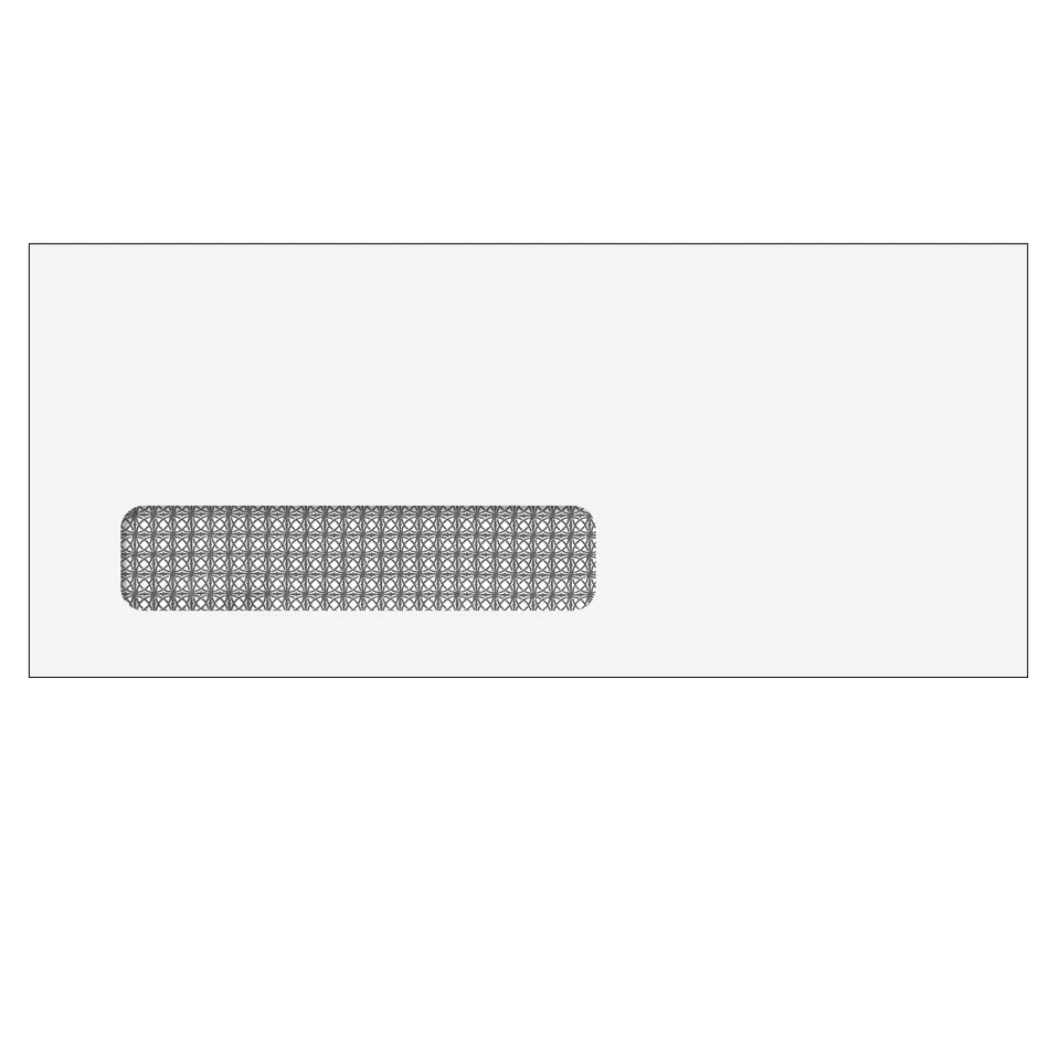 #10 Single Window Envelope (Moisture Seal)