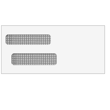 Double Window Envelope (Self Seal) 4 1/8 x 8 7/8- 500 Qty