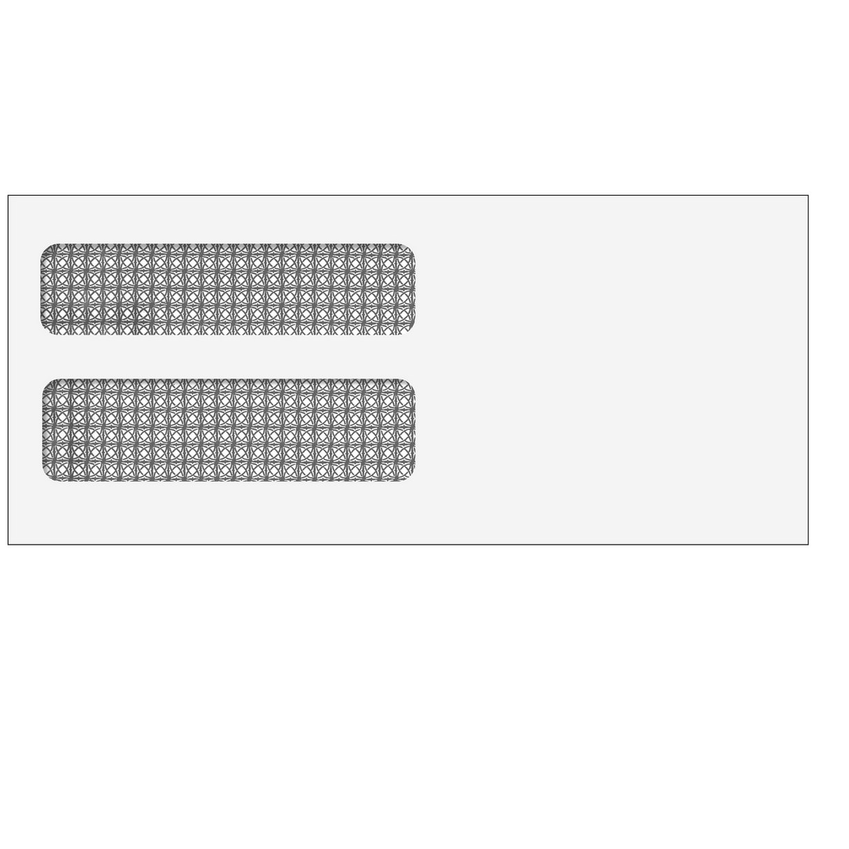 #9 Double Window Envelope (Self Seal) - 500/Box
