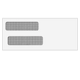 Double Window Envelope (Self Seal) 3 5/8 x 8 5/8 - 500 Qty