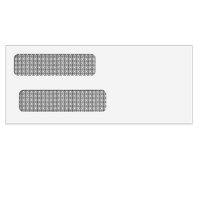 Double Window Envelope (Self Seal) 3 5/8 x 8 5/8 - 500 Qty