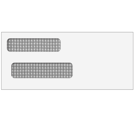 Double Window Envelope (Self Seal) 3 3/4 x 8 5/8- 500 Qty