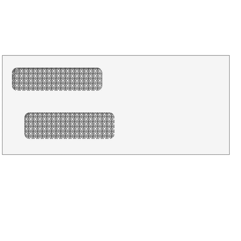 #9 Double Window Envelope (Self Seal) - 500 Qty