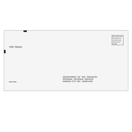 1040 Refund Envelope - Kansas City, MO