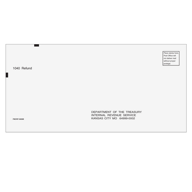 1040 Refund Envelope - Kansas City, MO