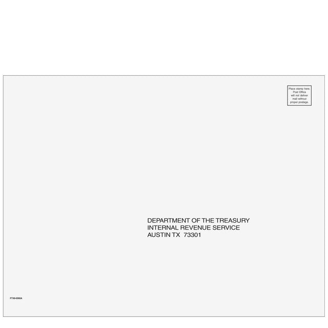 1040 All Returns Envelope - Austin, TX