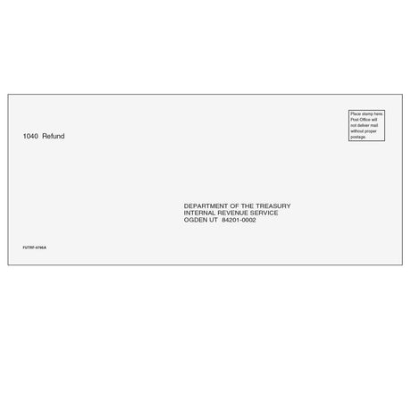 1040 Refund Envelope - Ogden, UT