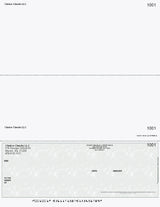 Marble Imprinted Business Check on Bottom - Good Security – Gray