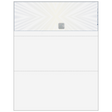 Prismatic Star With Hologram Blank Business Check on Top