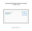 Imprinted #10 Regular Side Seam Envelope – 4-1/8 x 9-1/2 product image