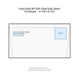 Imprinted #9 Self-Seal Side Seam Envelope – 4-1/8 x 8-3/4 product image
