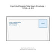 Imprinted Regular Side Seam Envelope – 3-3/4 x 6-3/4 product image
