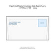 Imprinted Reply Envelope Side Seam Ivory – 3-9/16 x 6-1/8 – Ivory product image