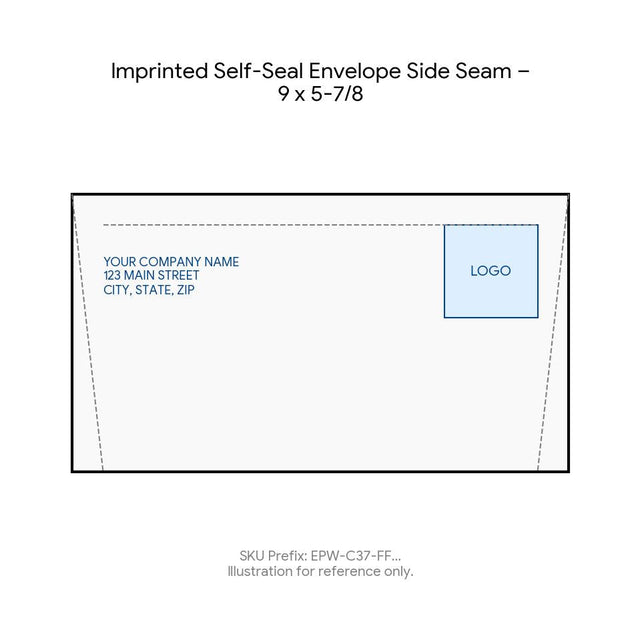 Imprinted Self-Seal Envelope Side Seam – 9 x 5-7/8 product image