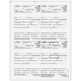 Form 1099-R Distributions From Pensions, etc. - Recipient Copy 4up Quadrant