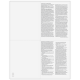 Form 1099-R Distributions From Pensions, etc. - Recipient Copy 4up Quadrant