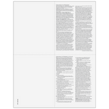 Form 1099-R Distributions From Pensions, etc. - Recipient Copy 4up Quadrant