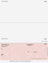 Marble Imprinted Business Check On Bottom - Better Security – Burgundy