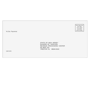 New Jersey Estimate Envelope