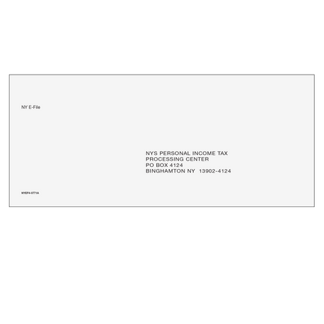 New York State E-File Envelope