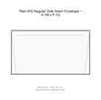 Plain #10 Regular Side Seam Envelope – 4-1/8 x 9-1/2 product image