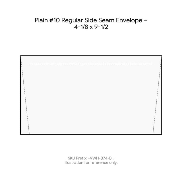 Plain #10 Regular Side Seam Envelope – 4-1/8 x 9-1/2 product image