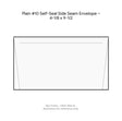 Plain #10 Self-Seal Side Seam Envelope – 4-1/8 x 9-1/2 product image