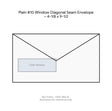 Plain #10 Window Diagonal Seam Envelope – 4-1/8 x 9-1/2 product image