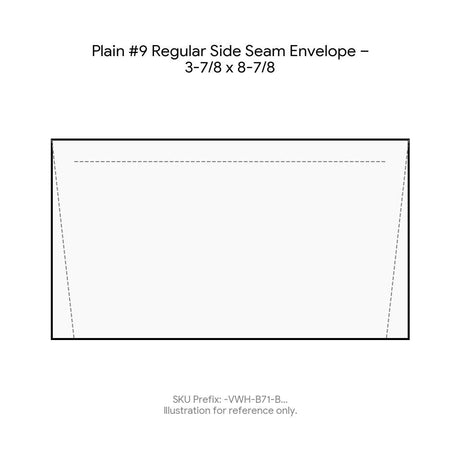 Plain #9 Regular Side Seam Envelope – 3-7/8 x 8-7/8 product image