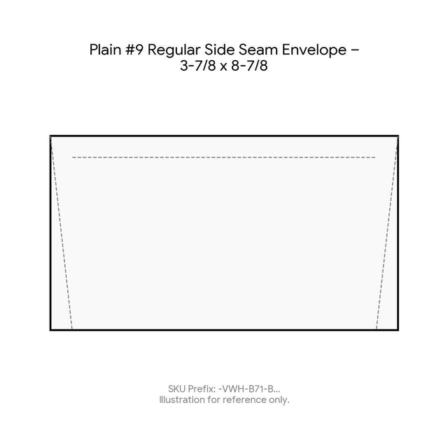 Plain #9 Regular Side Seam Envelope – 3-7/8 x 8-7/8 product image