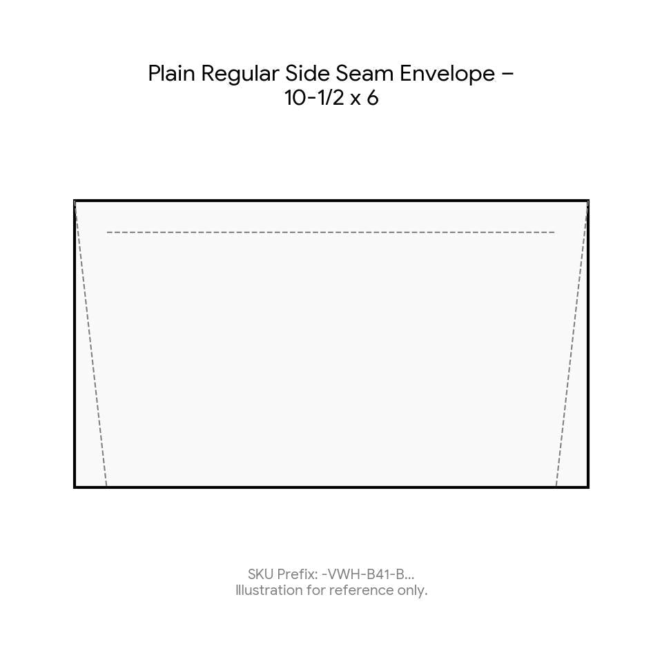Plain Regular Side Seam Envelope – 10-1/2 x 6 product image