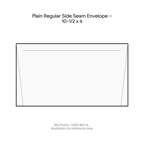 Plain Regular Side Seam Envelope – 10-1/2 x 6 product image