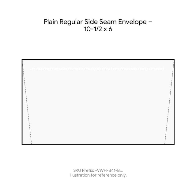 Plain Regular Side Seam Envelope – 10-1/2 x 6 product image