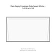 Plain Reply Envelope Side Seam White – 3-9/16 x 6-1/8 product image